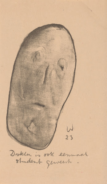 Karikatuur van een dokter 1923