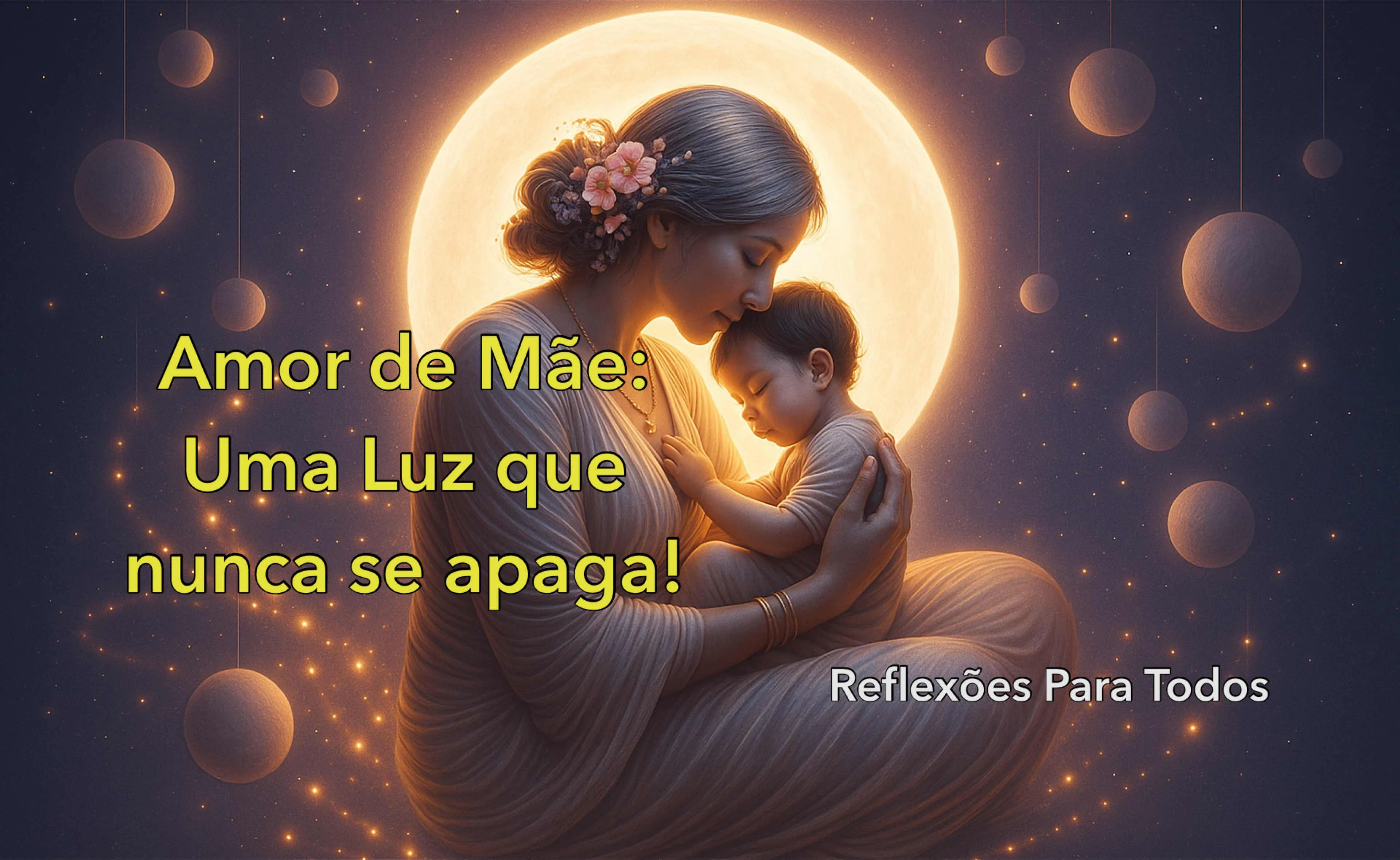 AMOR DE MÃE: uma luz que nunca se apaga!