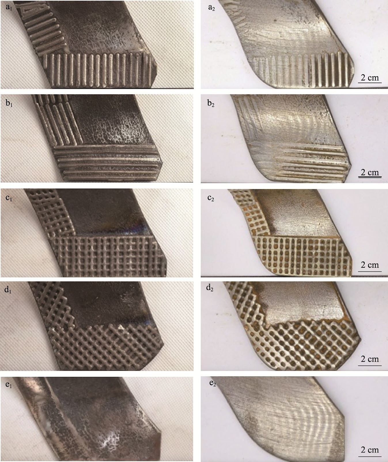 Design and Field Testing of Laser Cladding Coatings with Surface Textures on Rotary Tiller Blades