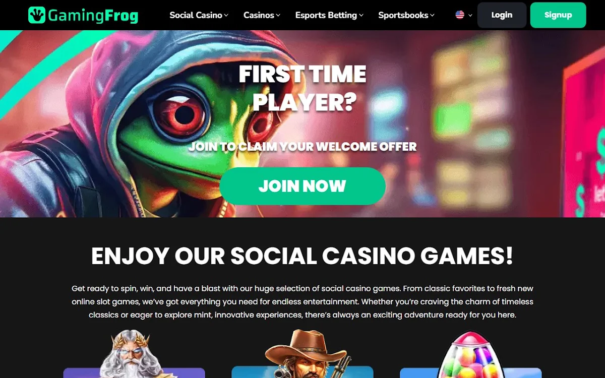 Captura de Gaming Frog