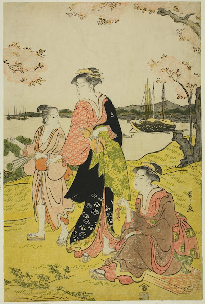 Viewing Cherry Blossoms at Goten Hill c 1787