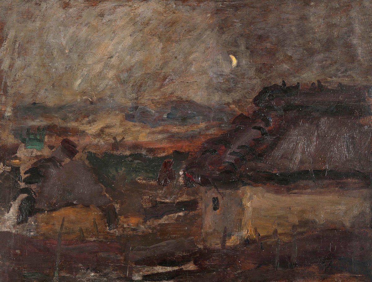 Landscape with a moon ca 1906
