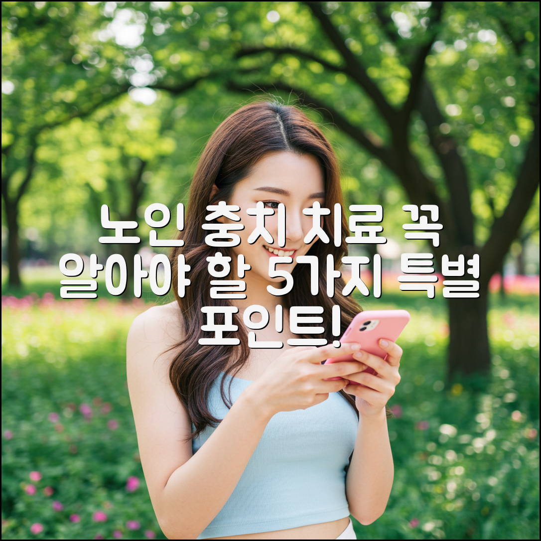 노인 충치 치료, 꼭 알아야 할 5가지 특징