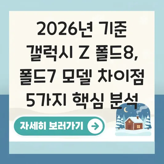 폴더블8 폴더블7 모델 차이점