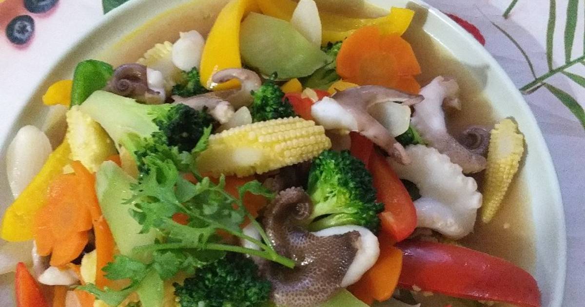 Bạch Tuộc Xào Thập Cẩm