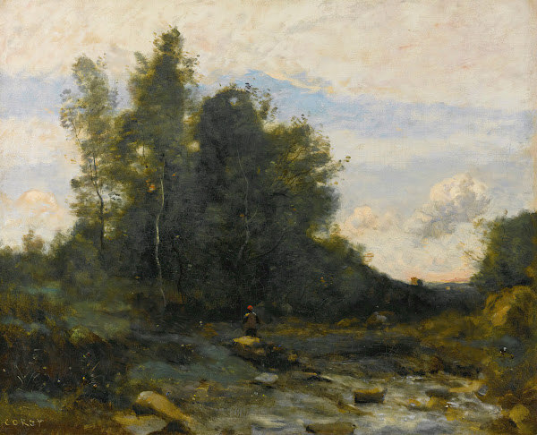 Le Torrent Pierreux Crépuscule