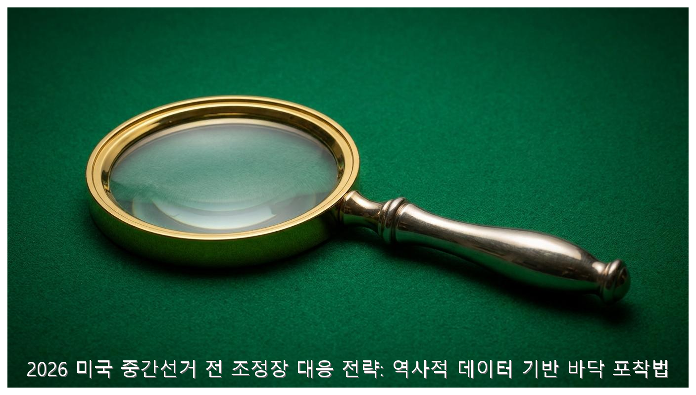 2026 미국 중간선거 전 조정장 대응 전략: 역사적 데이터 기반 바닥 포착법 핵심 안내 및 분석 인포그래픽 (4)