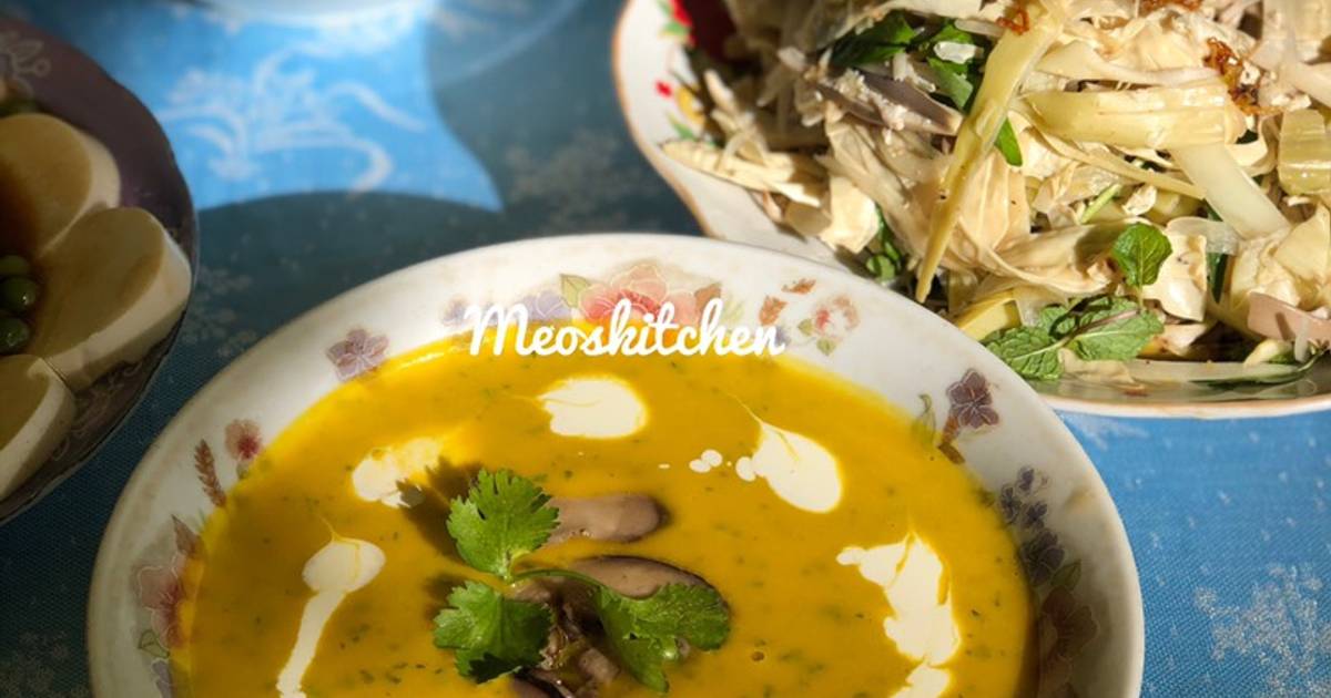 Soup Bí Đỏ Chay
