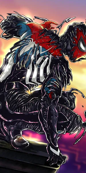 Symbiote, Spiderman, Hybrid, Marvel 4K Wallpaper Background