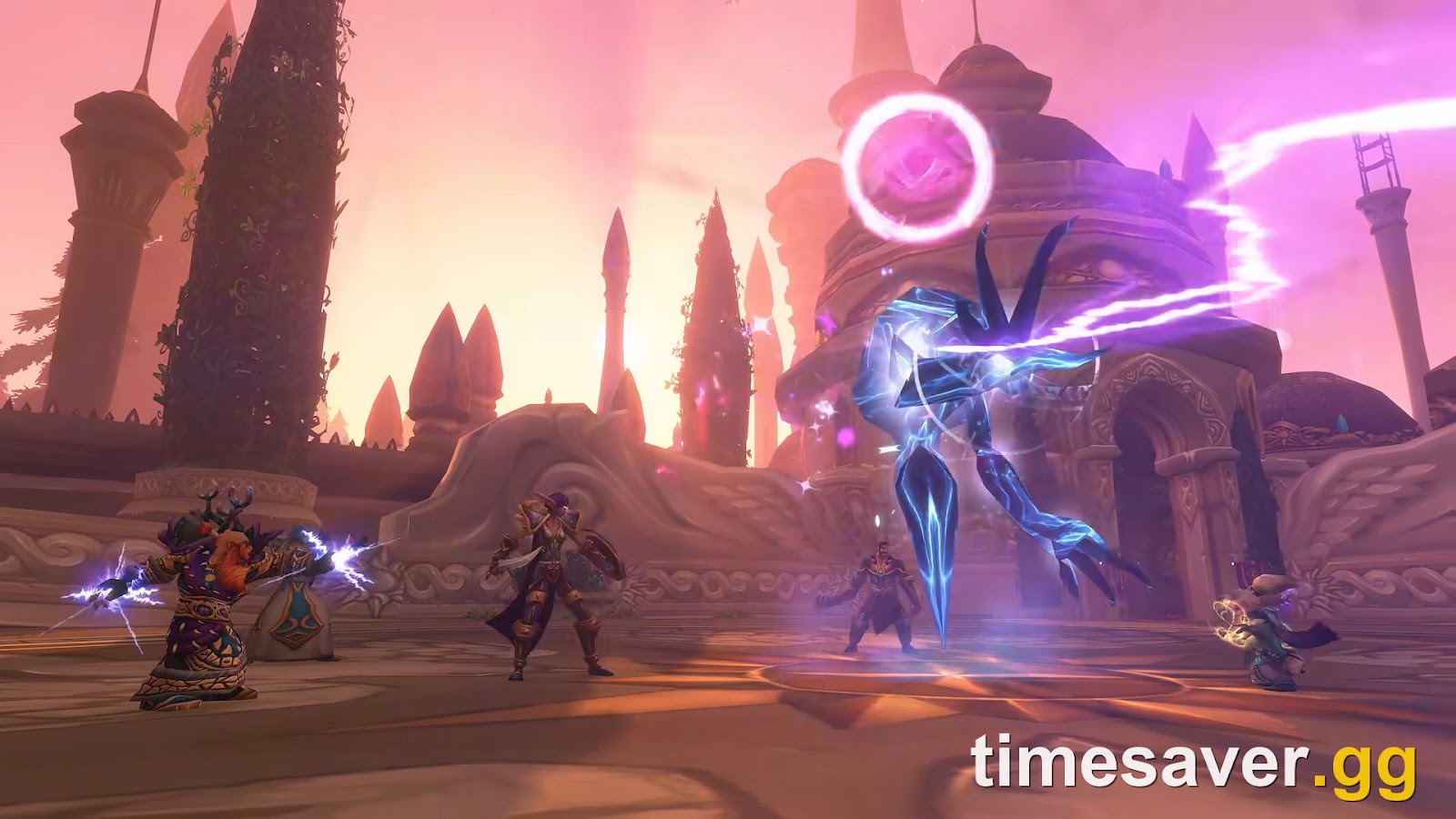 Players battle in an Azeroth city — Classic Era realms and their economy continue live alongside WoW: Forever