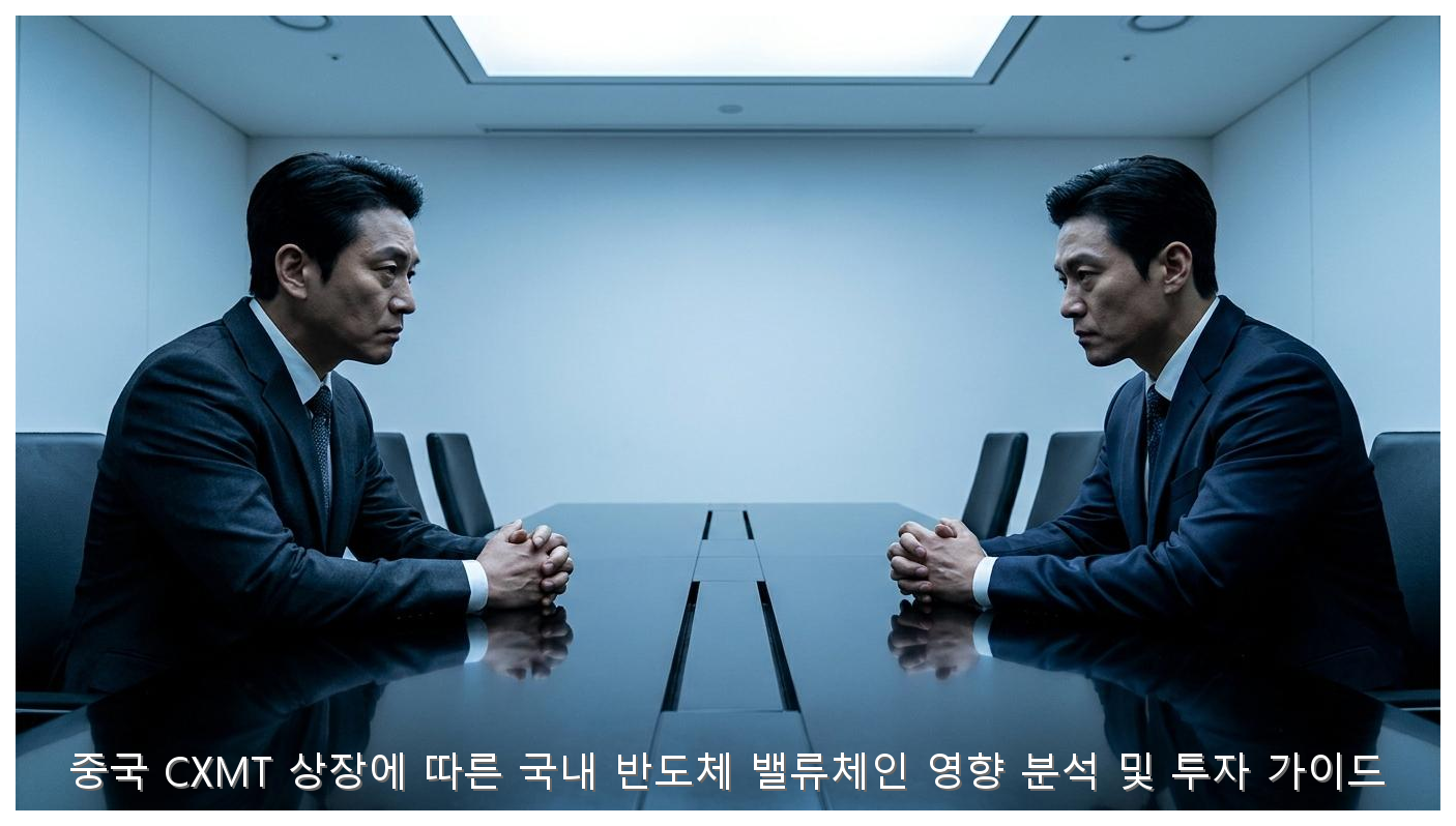 중국 CXMT 상장에 따른 국내 반도체 밸류체인 영향 분석 및 투자 가이드 핵심 안내 및 분석 인포그래픽 (3)