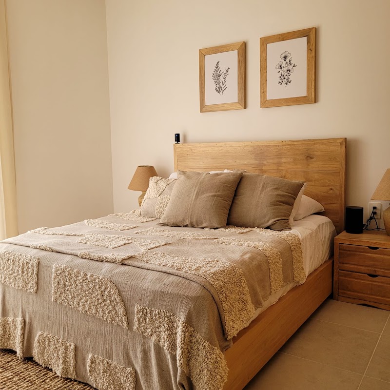 Bedroom in the F&aacute;bula model home