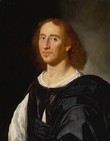 Portrait Of A Gentleman Wearing A Purple Doublet And A White Shirt