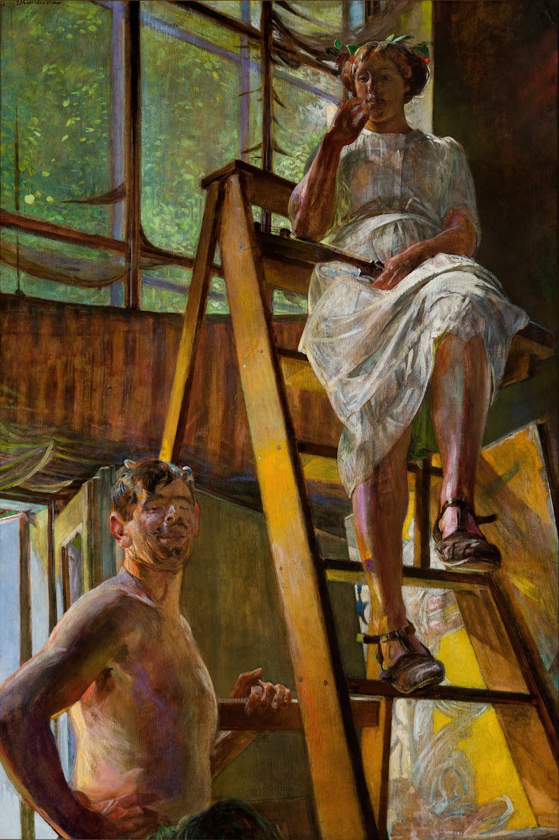 Satyr and a Model 1913