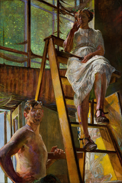 Satyr and a Model 1913
