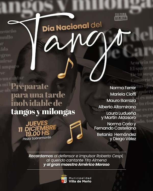 CELEBRAMOS EL DÍA DEL TANGO 💃🏻🎶✨
