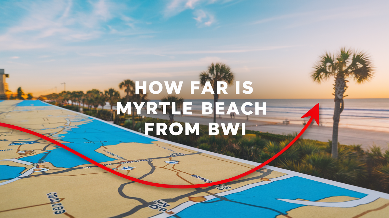 How Far Is Myrtle Beach from BWI Airport?