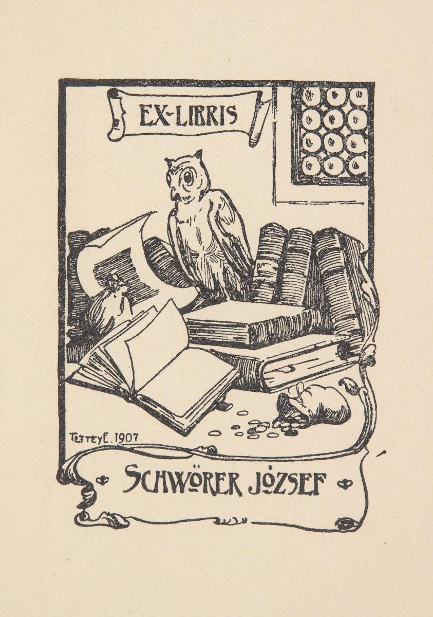 Ekslibris József Schwörer 1907