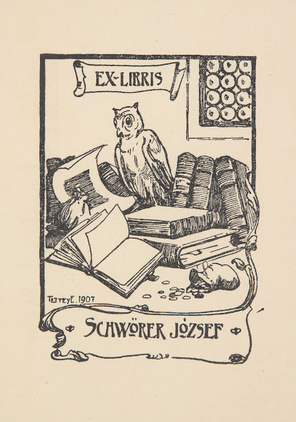 Ekslibris József Schwörer 1907