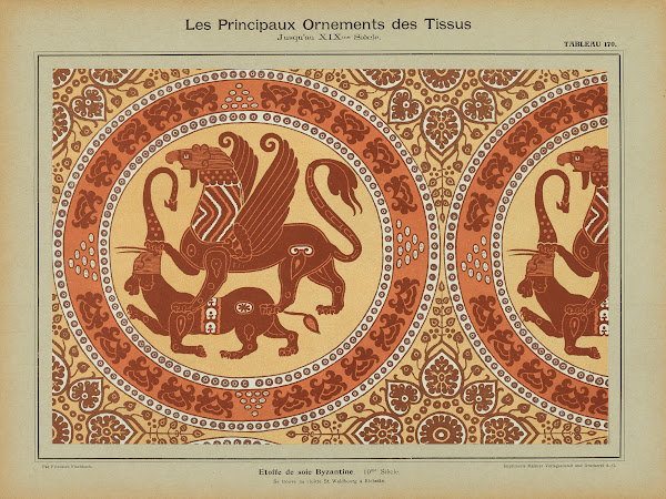 Les Principaux Ornaments Des Tissus Jusquau XIXme Siecle Pl08 1902