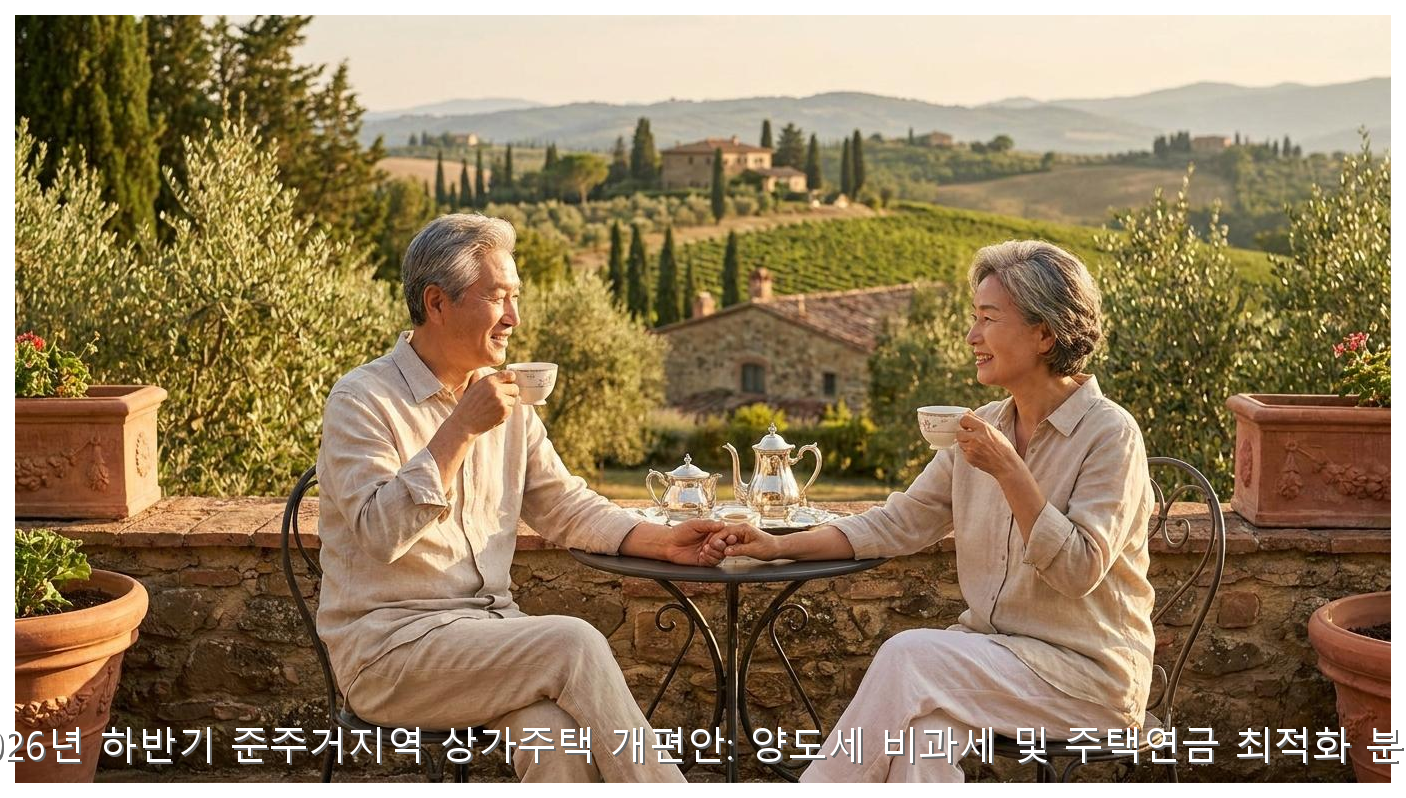 2026년 하반기 준주거지역 상가주택 개편안: 양도세 비과세 및 주택연금 최적화 분석 핵심 안내 및 분석 인포그래픽 (6)