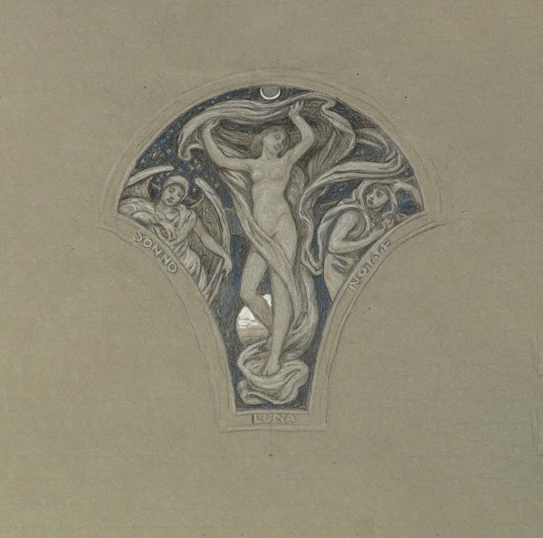 Study for Luna andAttendants ca1893