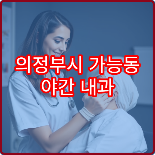 의정부시 가능동 야간 내과 혈압 당뇨 상담 진료 병원 정보