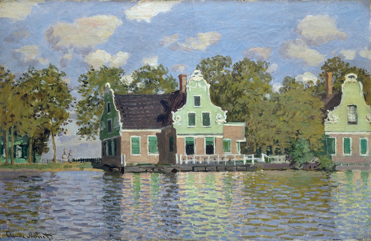 Houses by the Bank of the River Zaan 1871