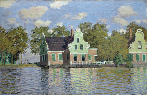 Houses by the Bank of the River Zaan 1871