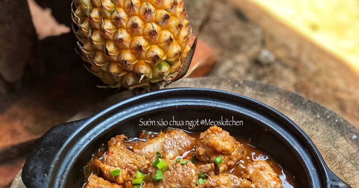 Sườn Heo Rim Mặn Ngọt