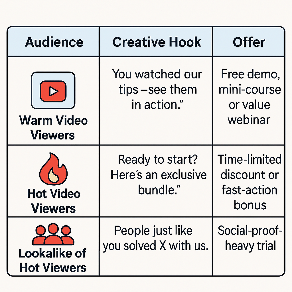 audience hooks and offers