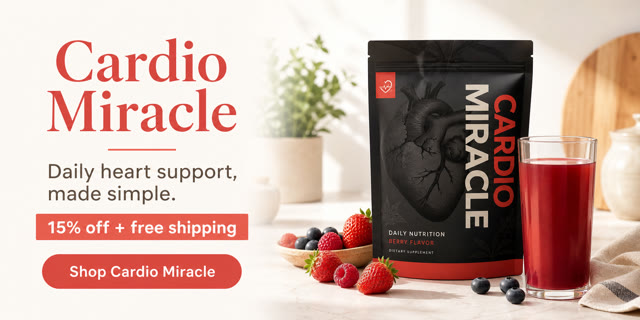 Cardio Miracle daily heart support, made simple