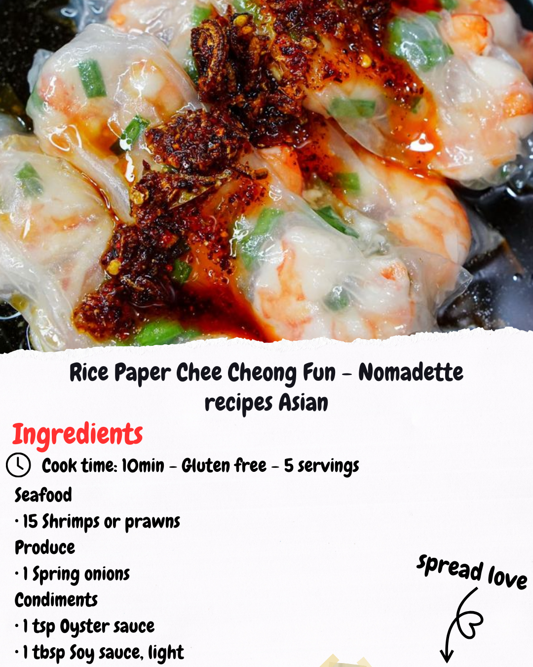 Rice Paper Chee Cheong Fun - Nomadette recipes Asian