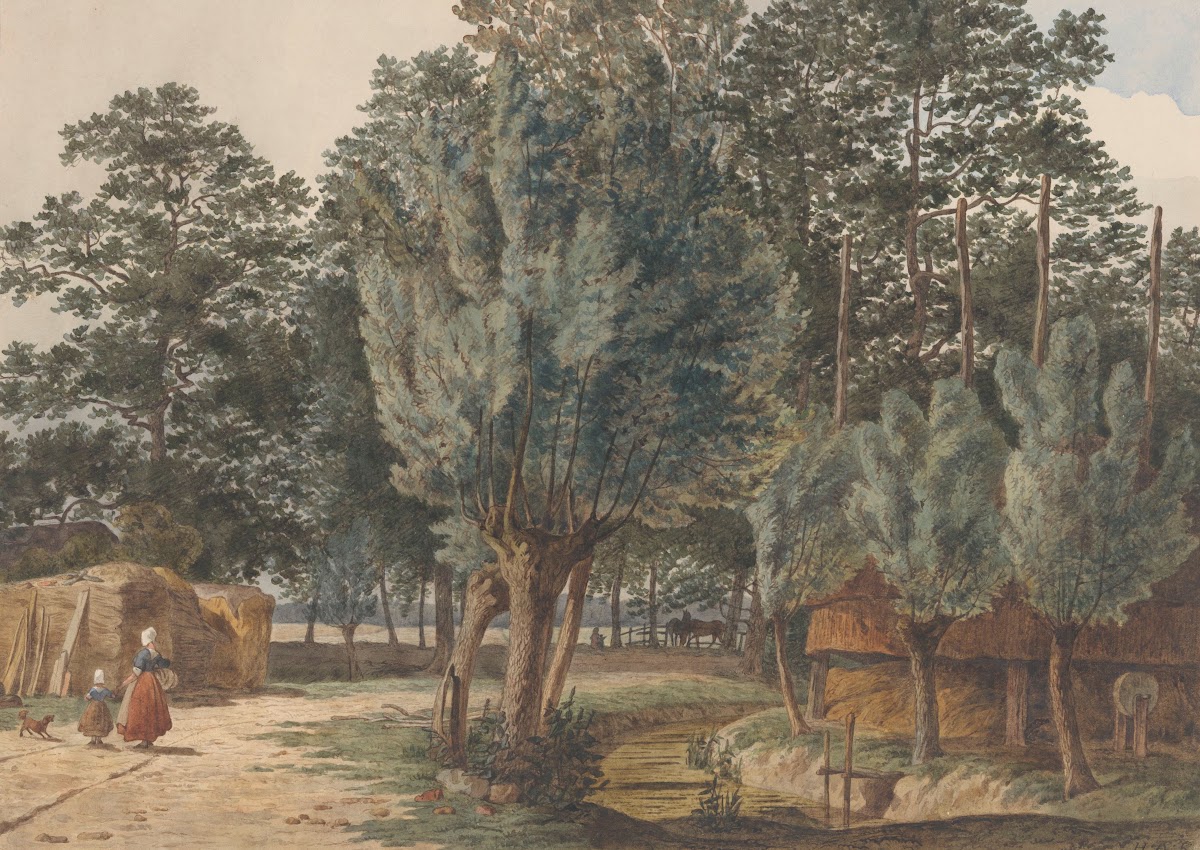 Op het landgoed Houdringe bij De Bilt 1860