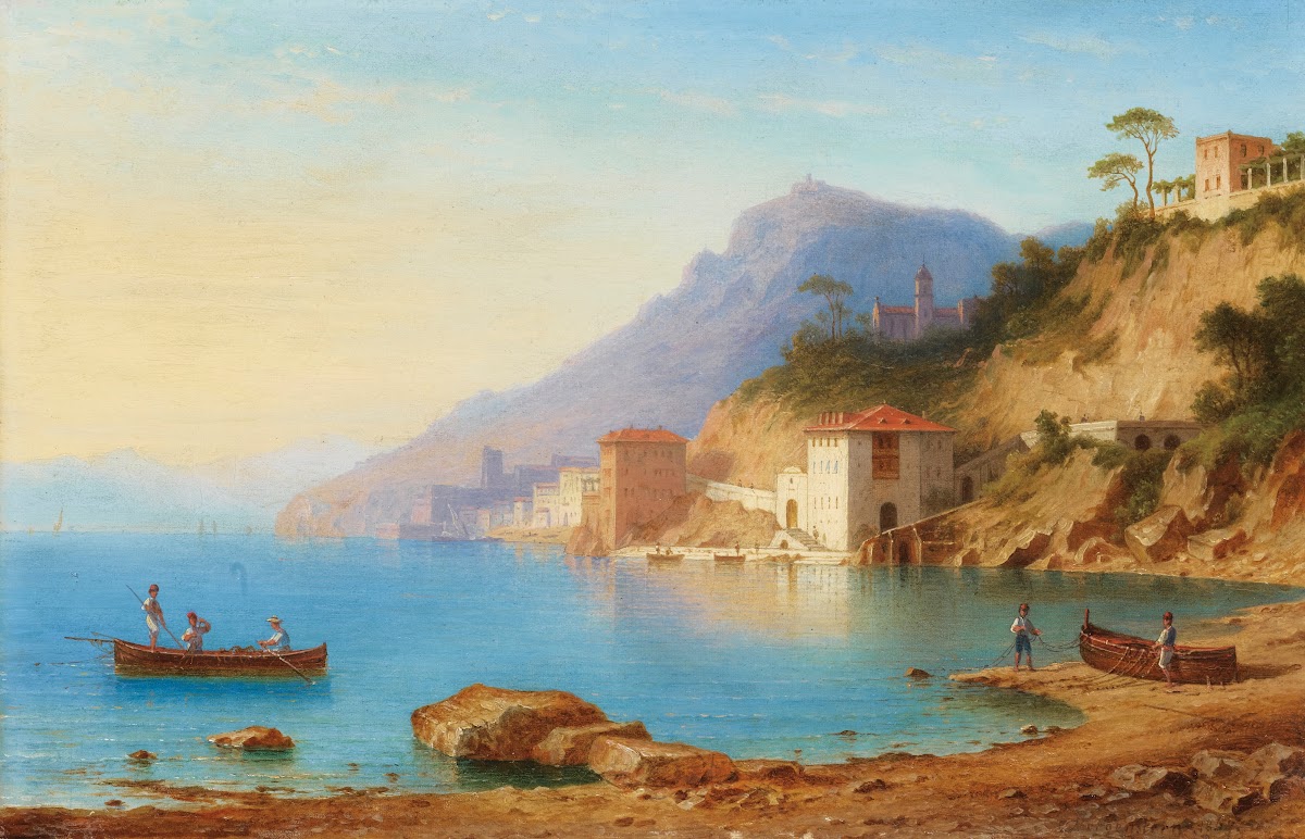 View Of The Amalfi Coast 1867