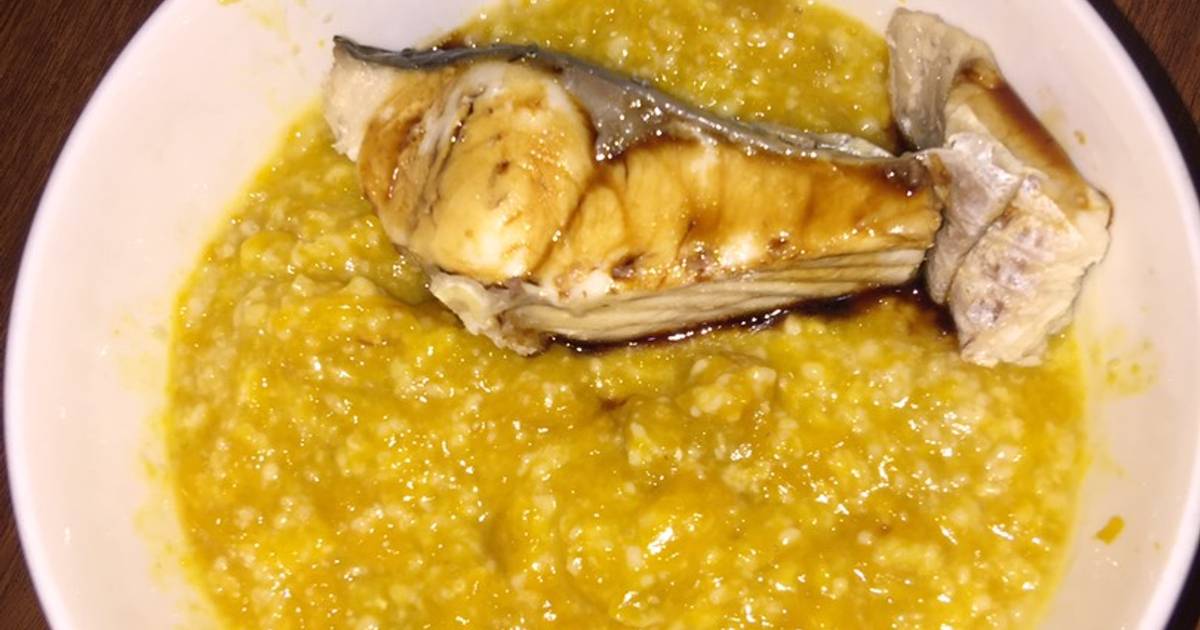 Cháo bí đỏ cá trắm- eat clean