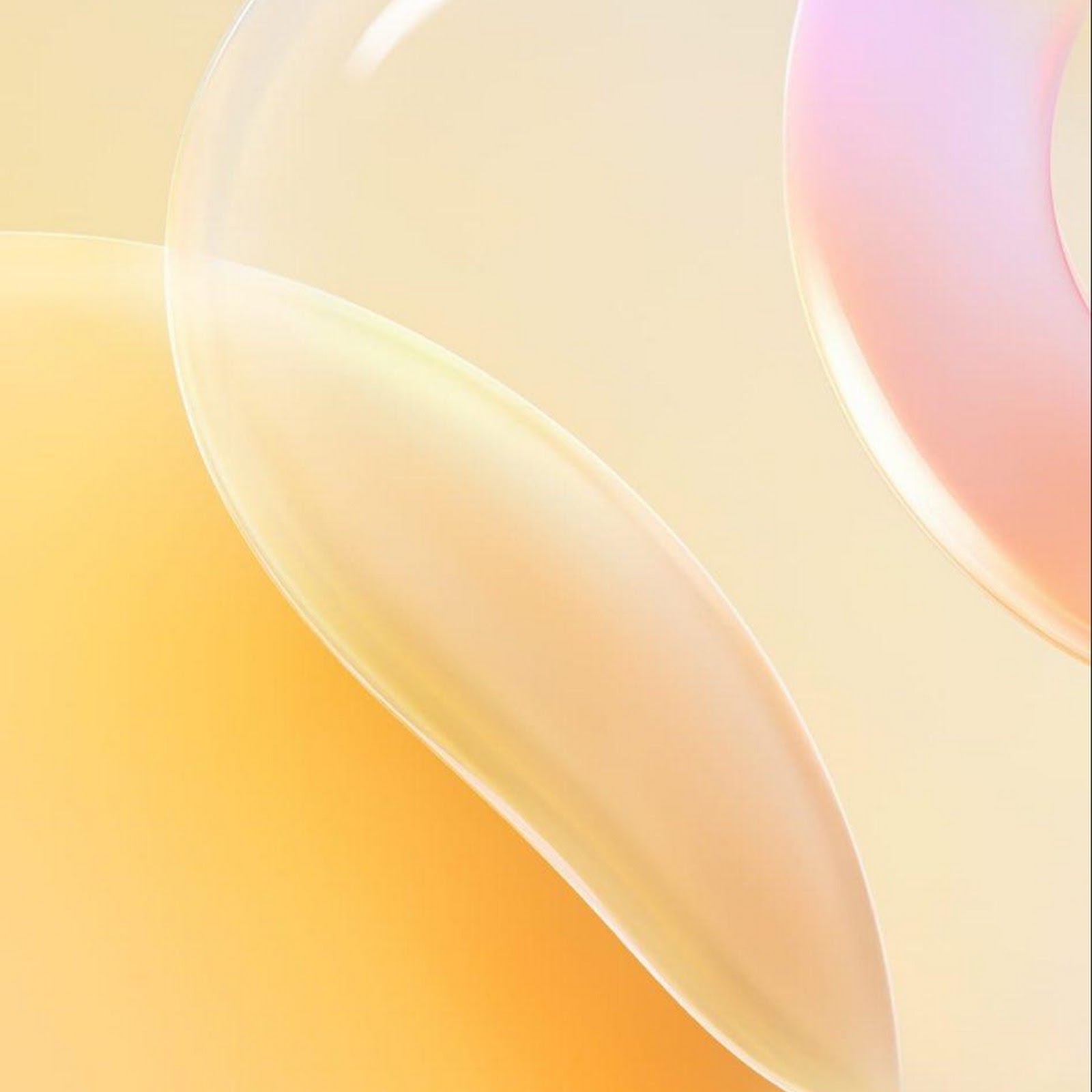 Download Abstract Golden Glass Spheres iPhone