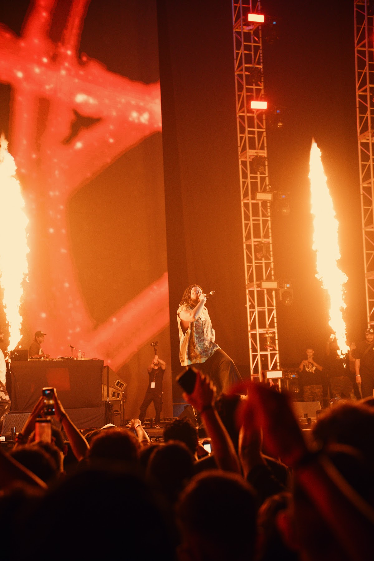 BK fechando o show