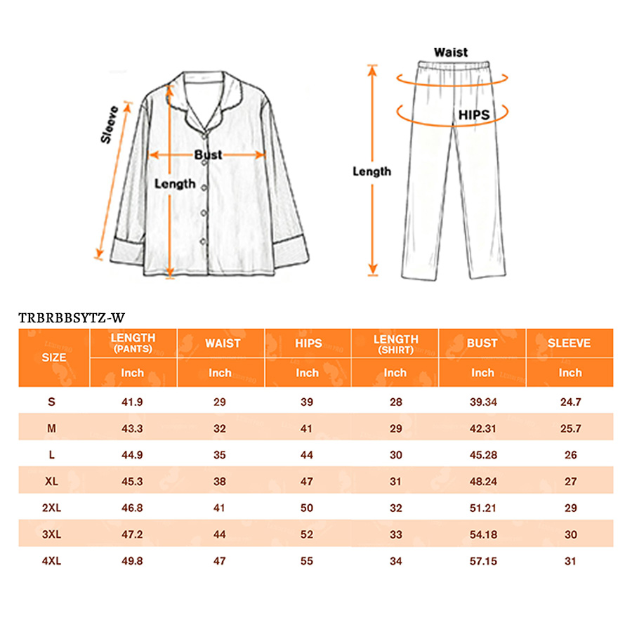 AOP TRB Japanese fabric pajamas set