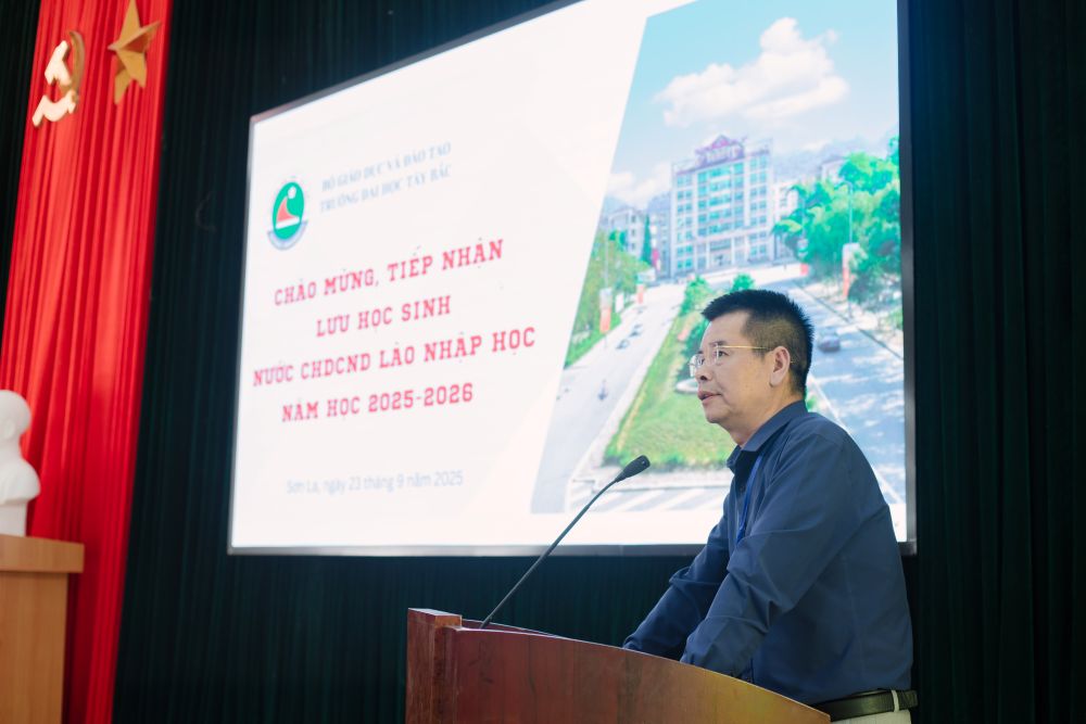 Trường Đại học Tây Bắc tiếp nhận Lưu học sinh Lào nhập học đợt 1 năm học 2025-2026
