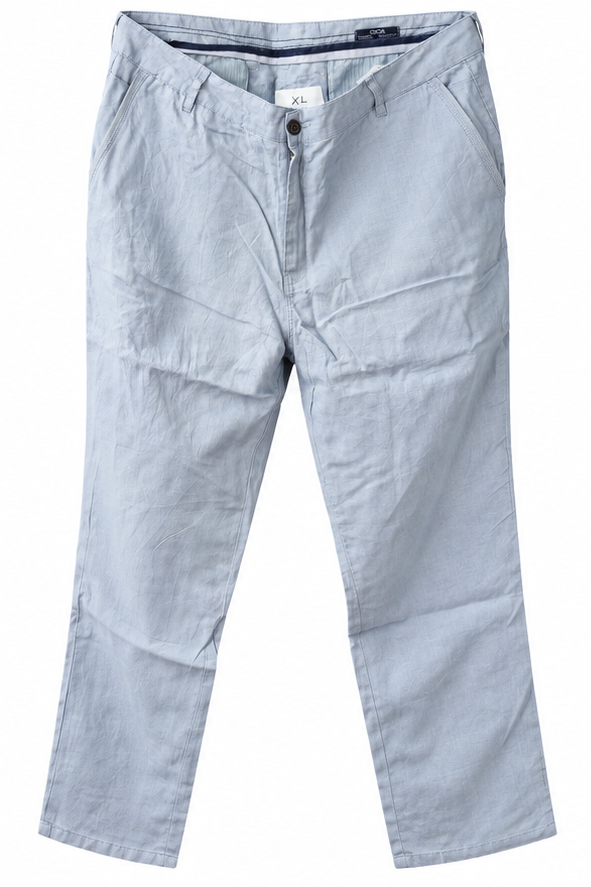 Barbati - Pantaloni Oscar de la Renta albastru deschis XL