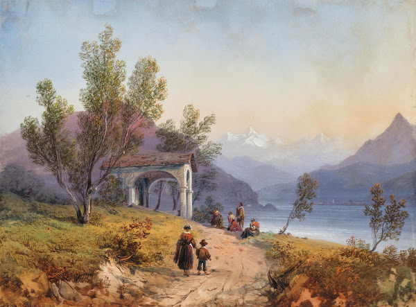Prayer on the Shore of Lake Maggiore 1849