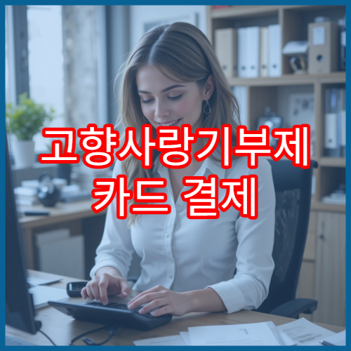 고향사랑기부제 카드 결제 방법
