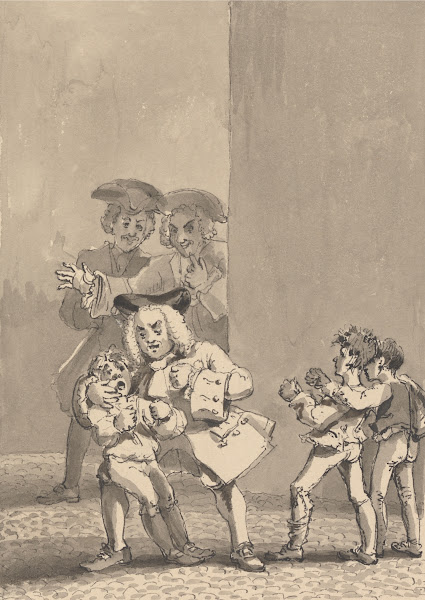 Hogarth Having Been Followed by Barry and a Friend was Caught Backing a Boy to F