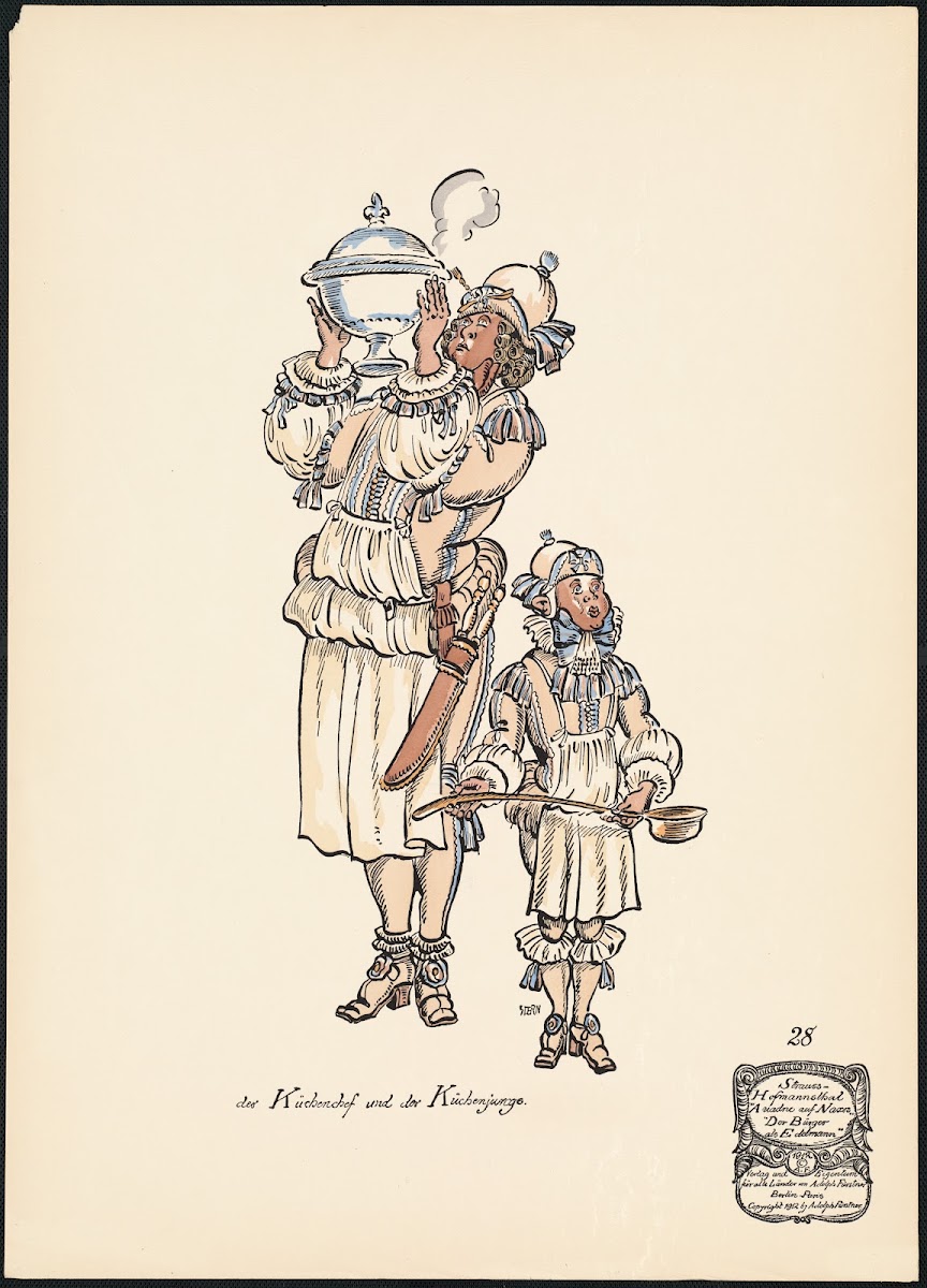 Der Küchenchef und der Küchenjunge 1912