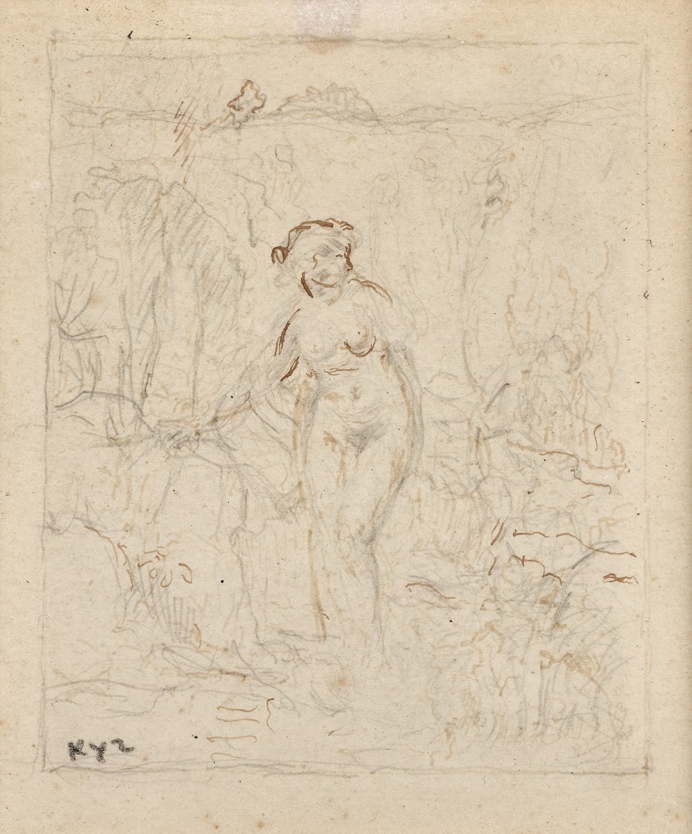 Nu dans un paysage