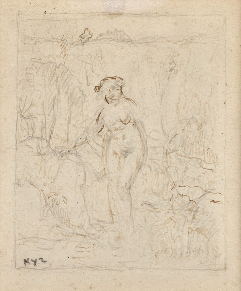 Nu dans un paysage
