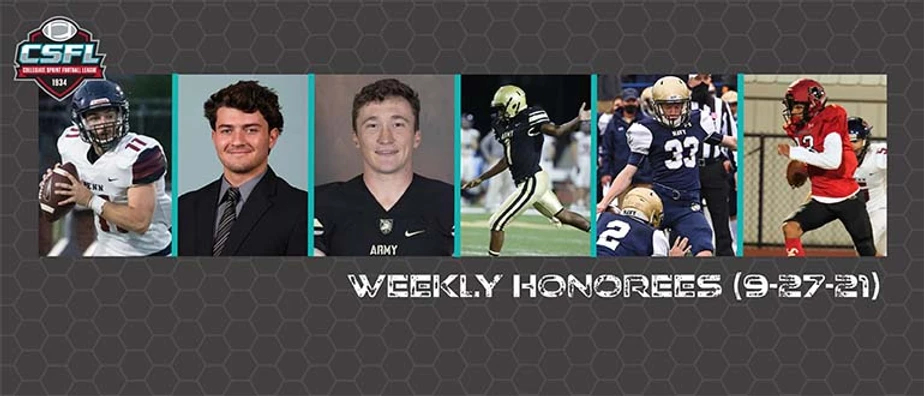 CSFL Week #2 Honorees