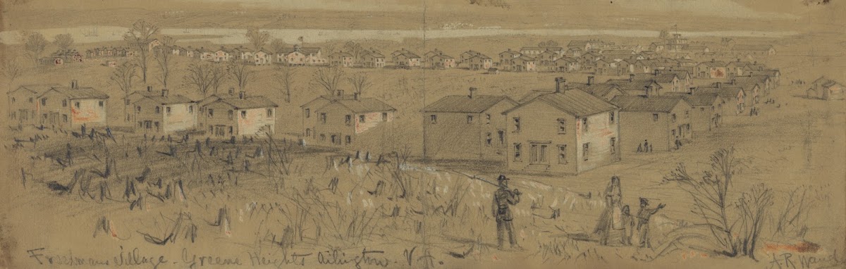 Freedmans villageGreene Heights Arlington VA 1864