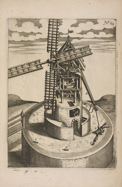 Fig XXXI Anemomylos sive alata mola 1662
